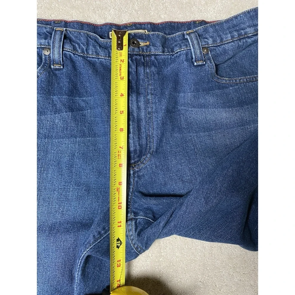 LL‎ Bean Standard Fit Jeans Men's 38x30 Measured 39x29 Blue Straight Leg Denim